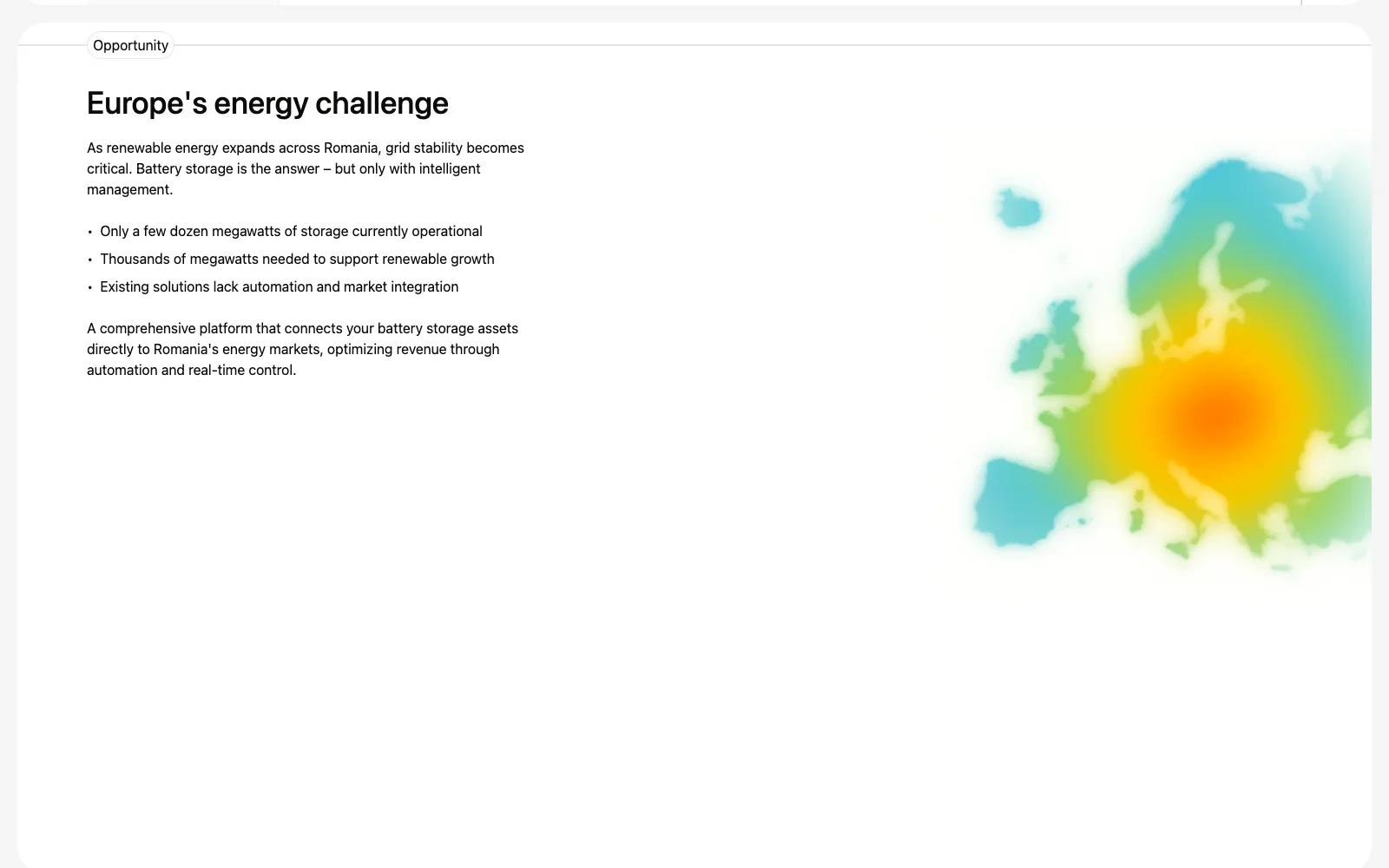 Denki energy market challenge section