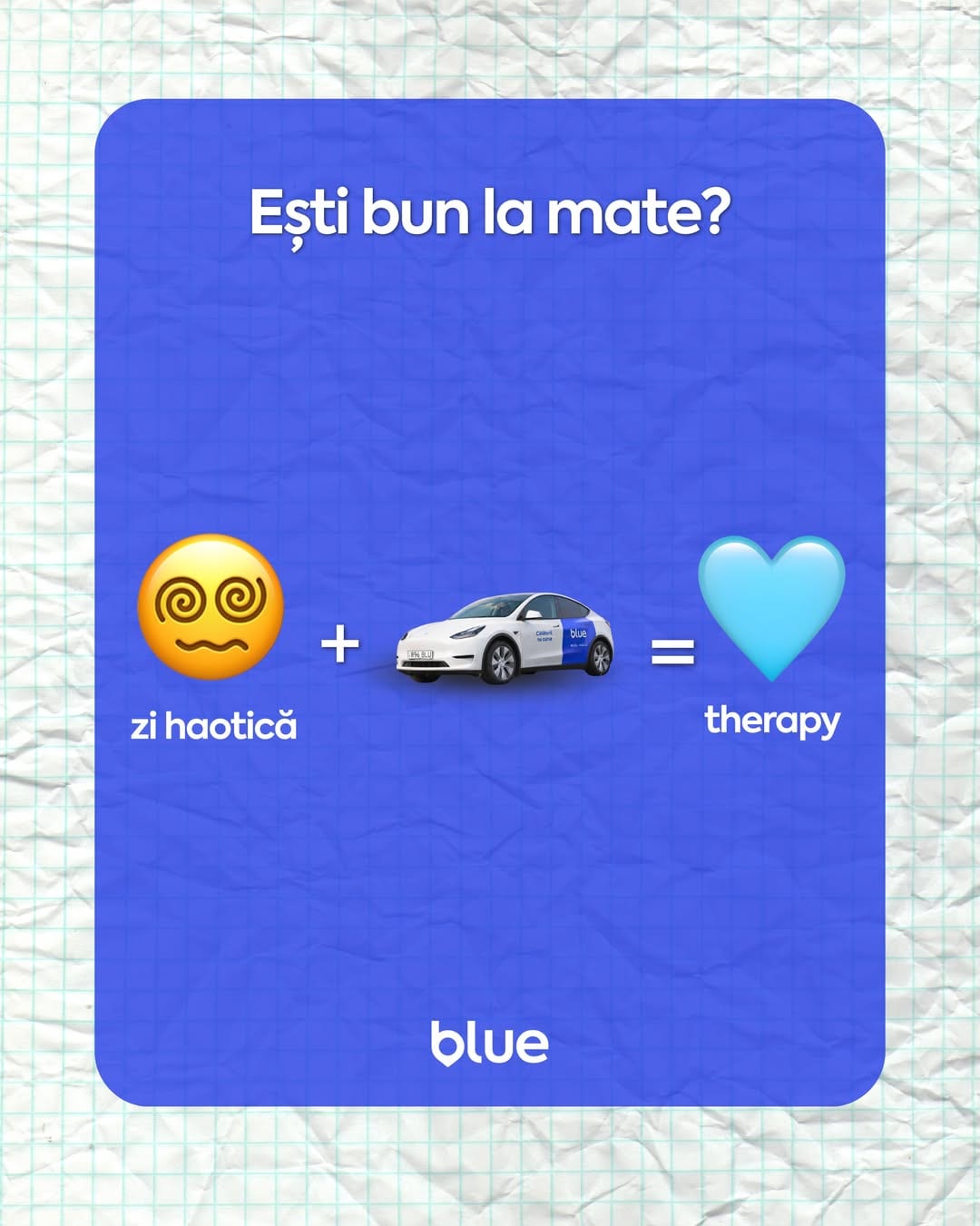 Blue campaign visual
