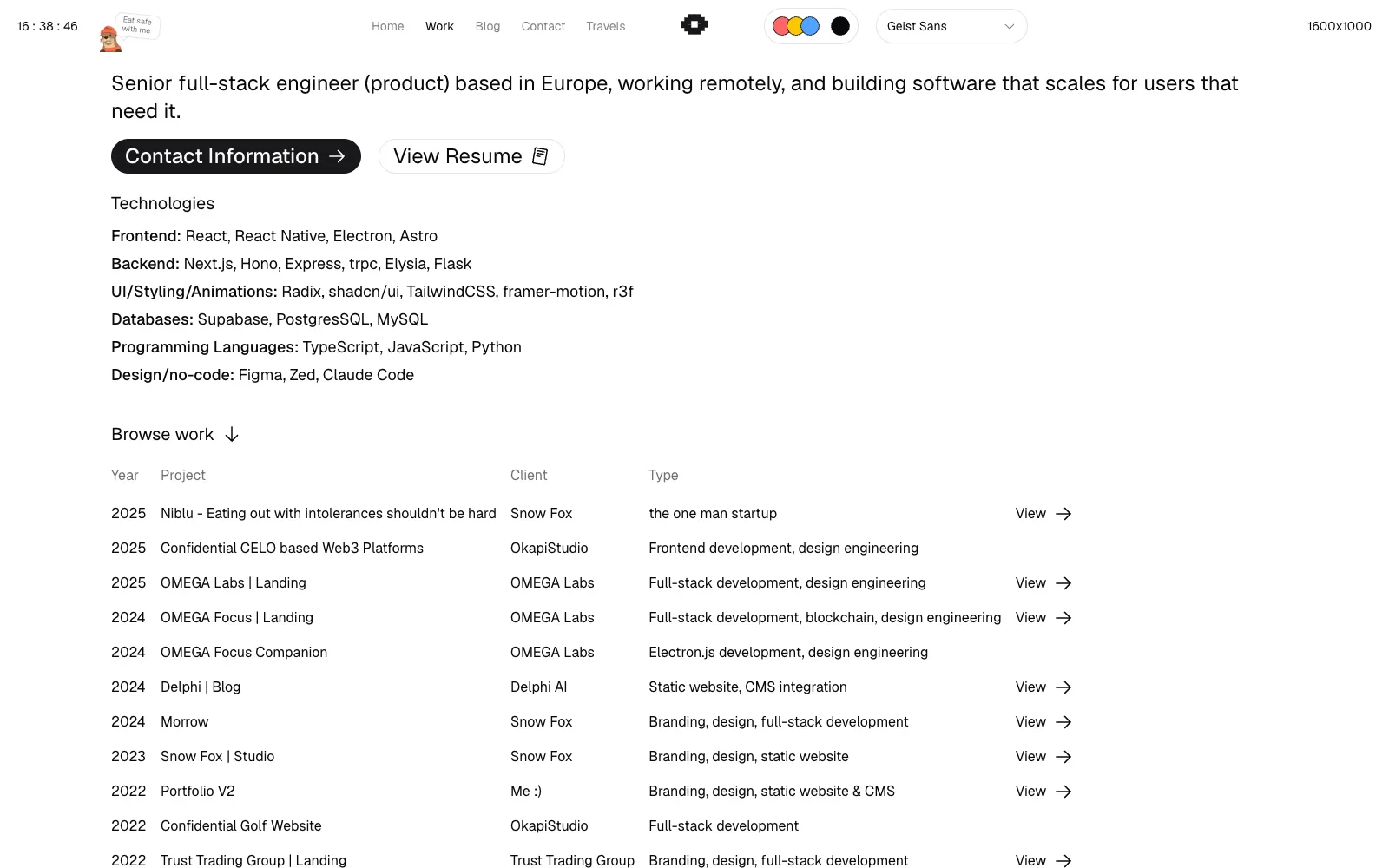 Alex Streza AI portfolio assistant