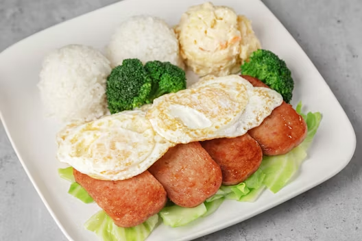 Grilled Spam & Eggs